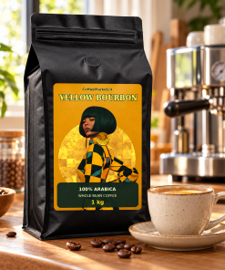 CoffeeMarket24 Brazil Yellow Bourbon Coffee 100% Arabica 1 kg